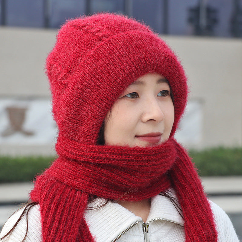 Fleece-lined Thickened  Winter hat for women