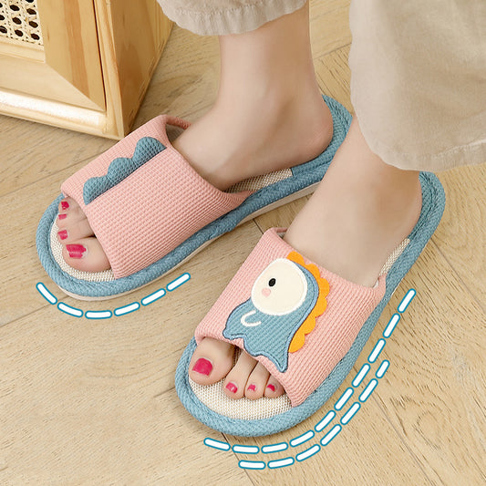 Summer Cartoon Dinosaur Slippers Indoor indoor slipper for girls