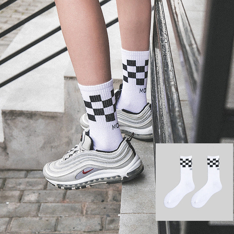 Cartoon Printed Mid Tube Cotton Socks for laddies