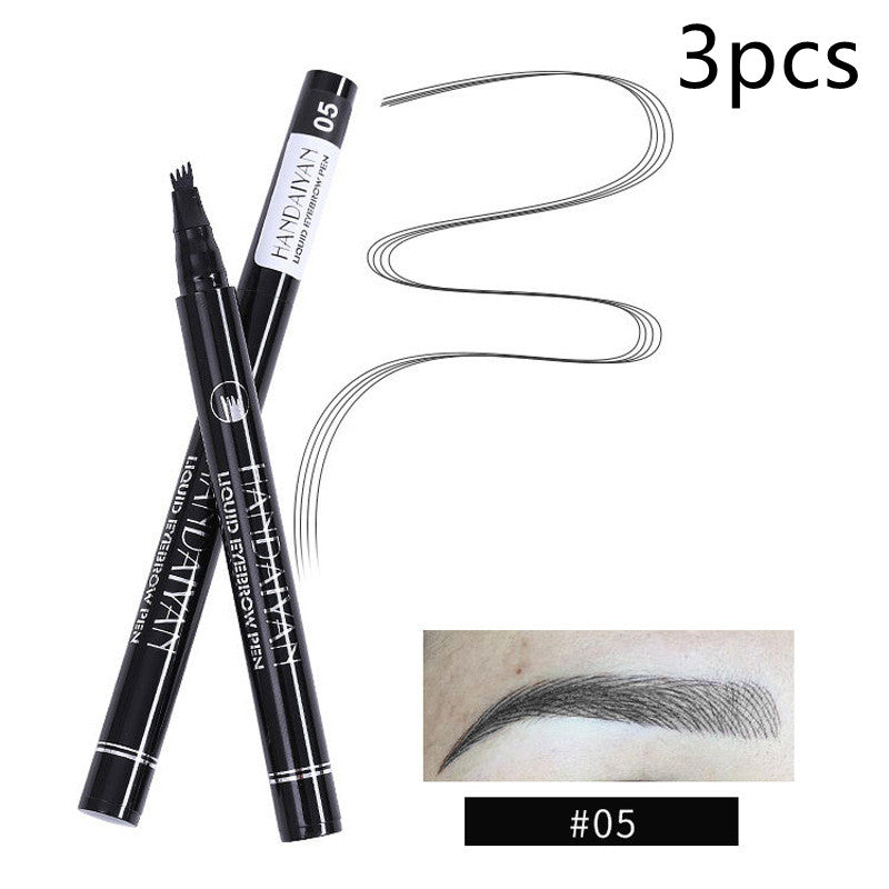 Four-head Eyebrow Pencil Liquid Eyebrow Pencil Tattoo Eyebrow Pencil Eyebrow Pencil 4-head Eyebrow Pencil Four-jaw Eyebrow Pencil