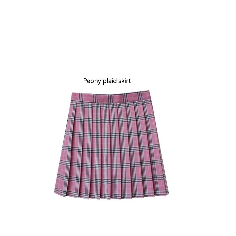 Check Pleated Skirts For Women