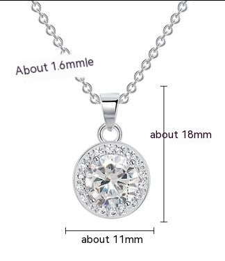 New Round Pendant Clavicle Chain European And American High Sense SUNFLOWER Round Bag Women