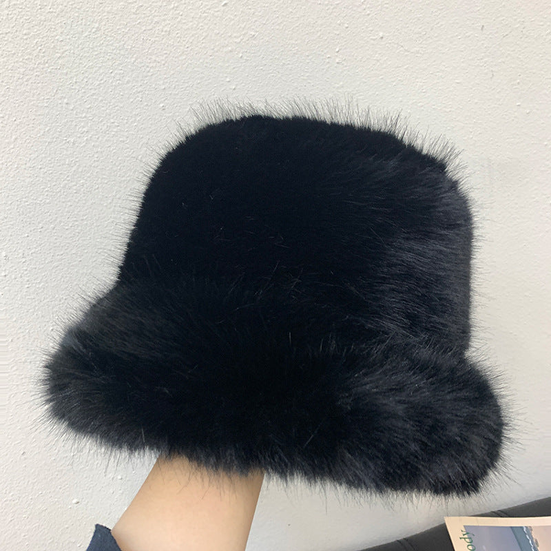 High-end Face-looking Small Warm Ear Protection Mink Hat For Women