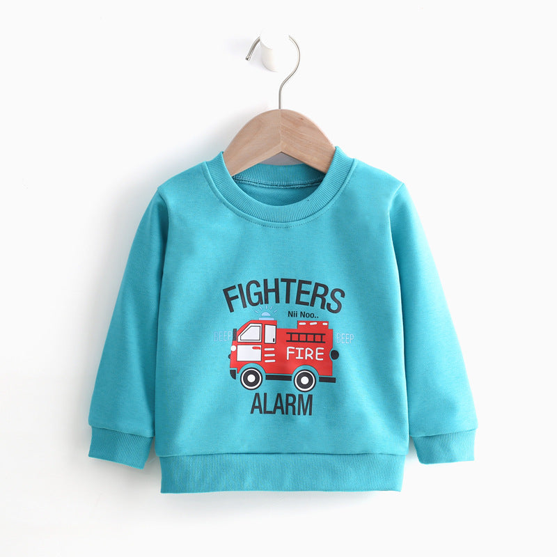 Cotton Sweatshirt Pullover Top for boys