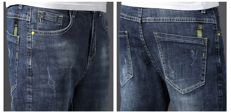 Stretch And Trim Nine Cent Jeans For Men