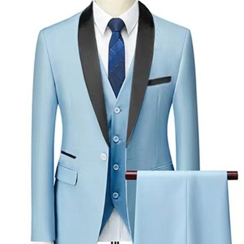 3 Pieces Wedding Suit Set For Men