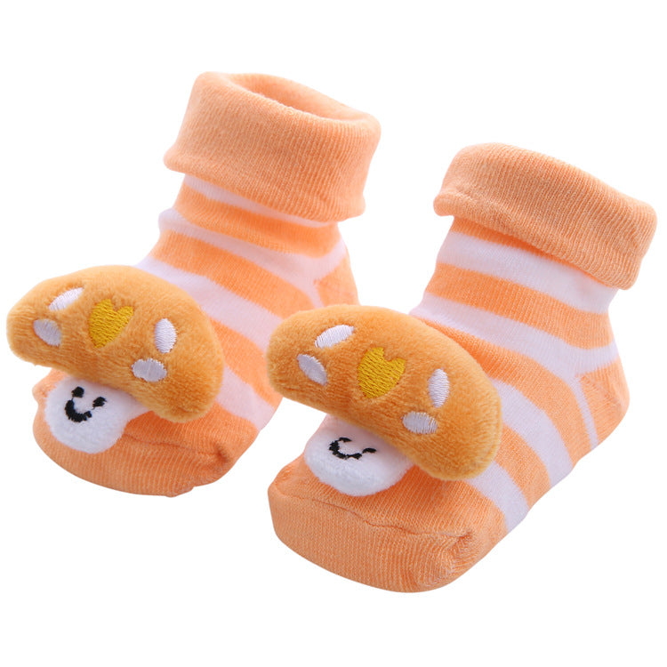 Cartoon Anti-Skid Three-Dimensional Socks for baby