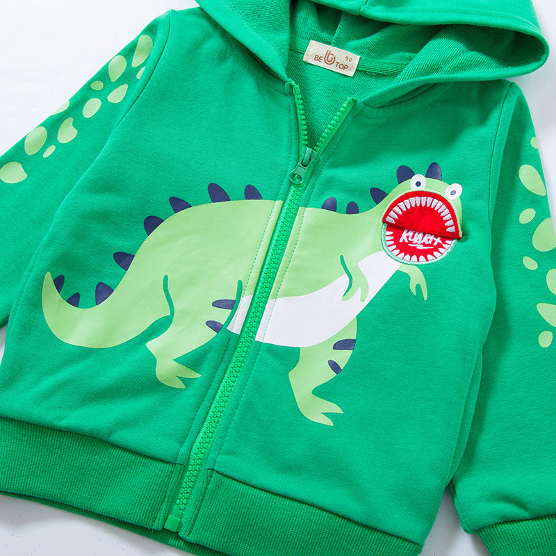 Autumn  Dinosaur Characteristic Coat for boys