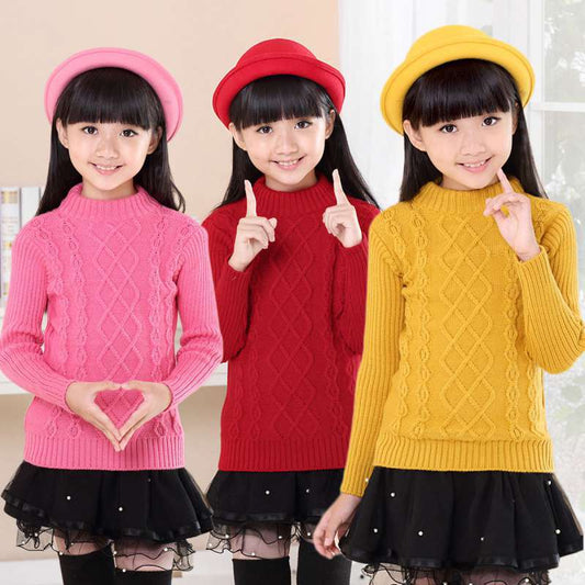 Velvet Thick Double Layer Sweater for girls