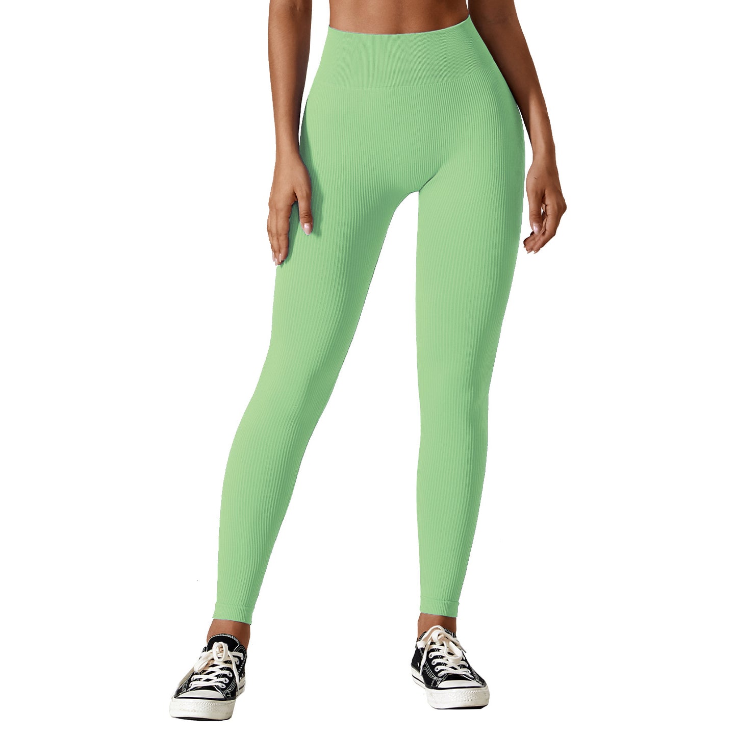 Thread Hip-lift And Belly Shaping Seamless Yoga Pants For Women