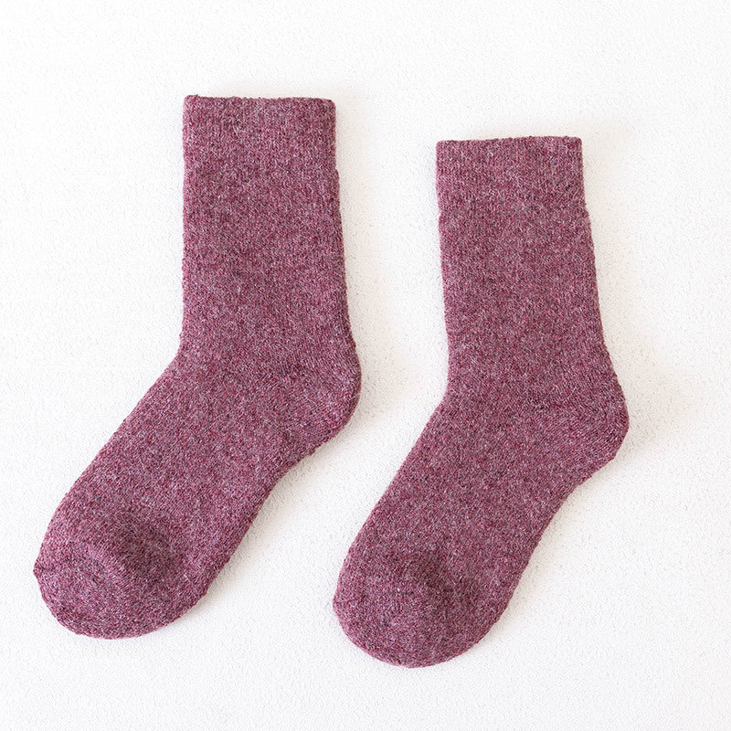 Men Cashmere Socks Thick Warm Wool Women Winter So