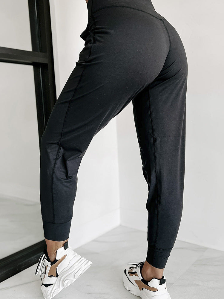 Fall High Waist Ankle-tied Pants For Women