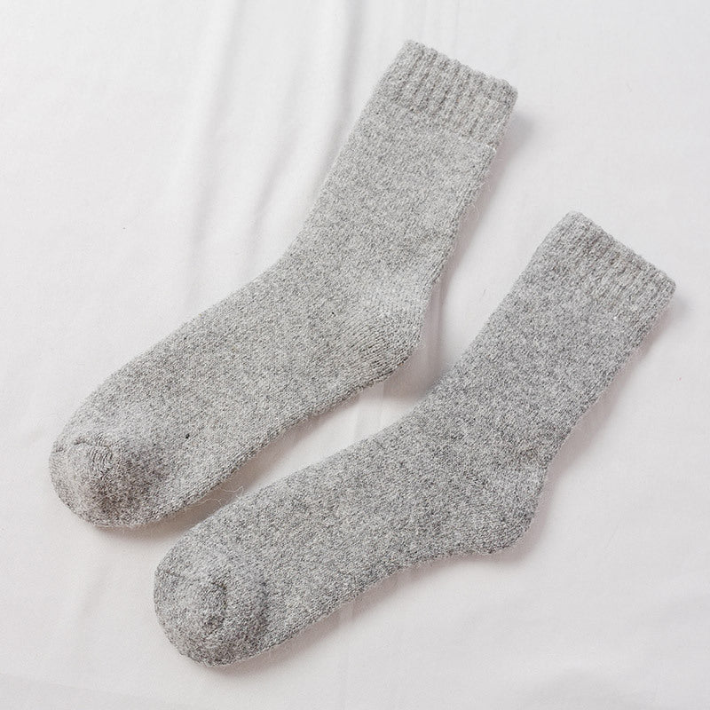 Men Cashmere Socks Thick Warm Wool Women Winter So