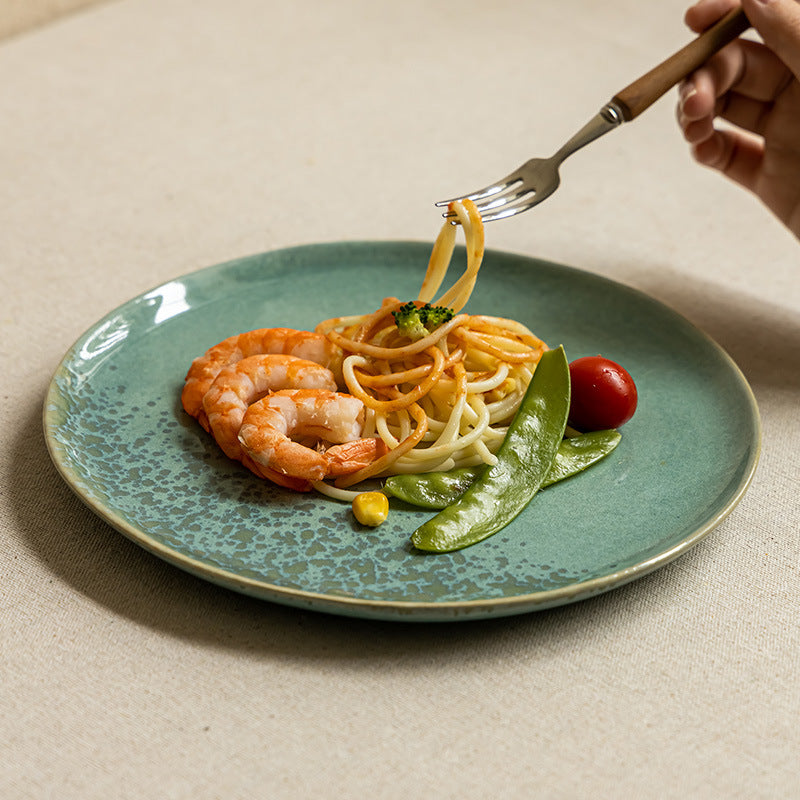 Minimalist Chinese Style Household Ceramic Plates