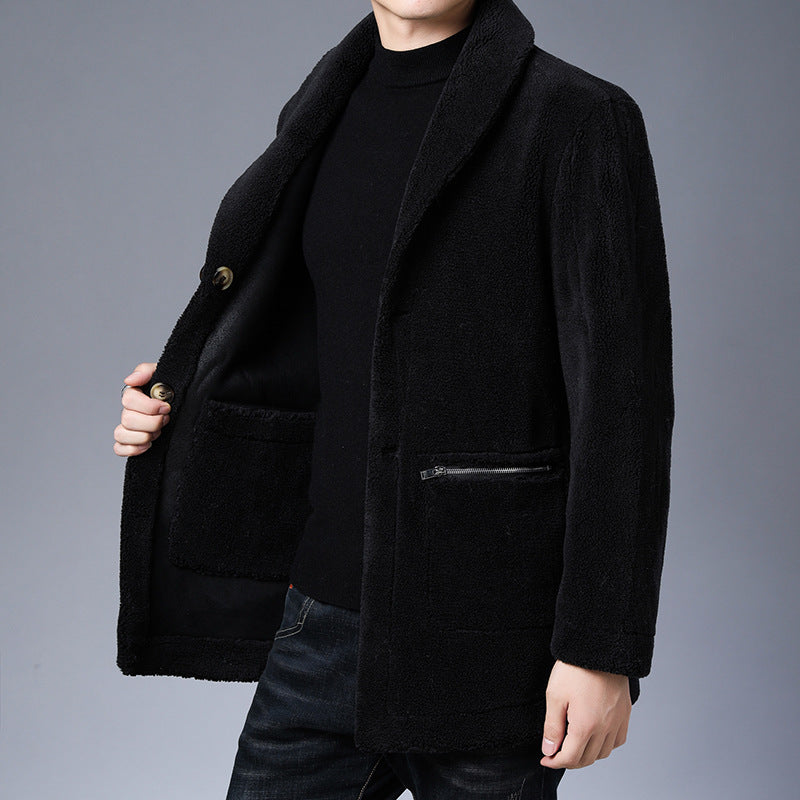 Polyester Made Fur Jackets For Men