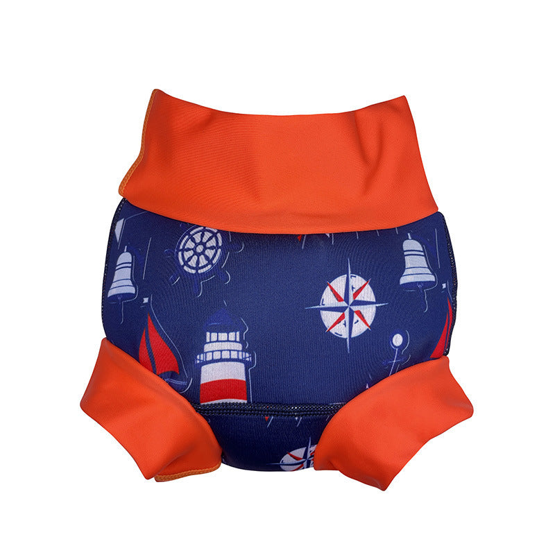 Waterproof Leak proof Warm Breathable Swimming Trunk for baby