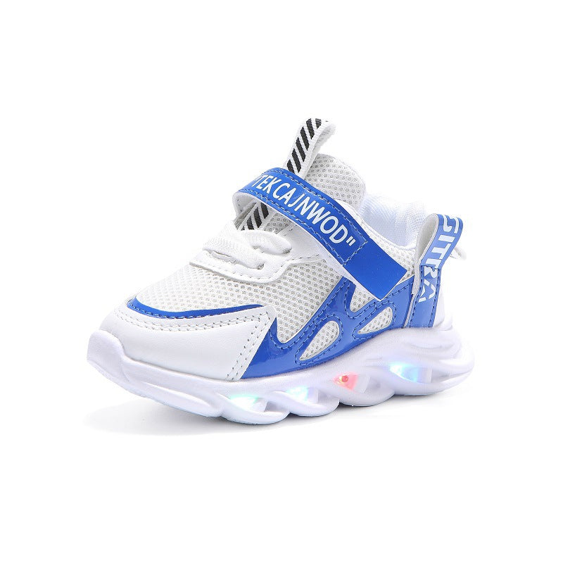 Mesh Breathable  Luminous Casual Sports Shoes for boys