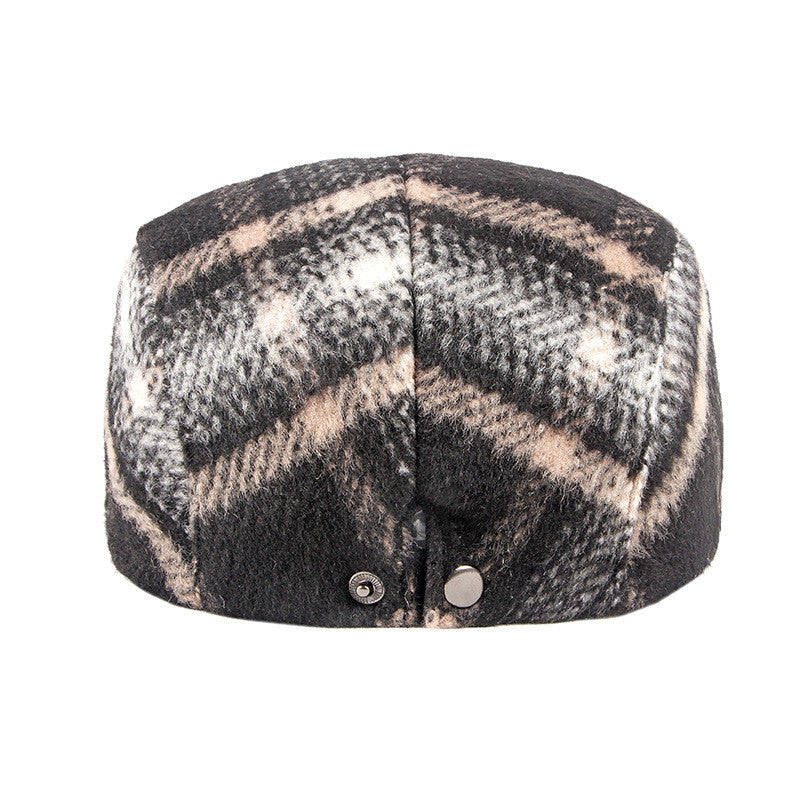 British Retro Woolen Niche Casual Hat for women