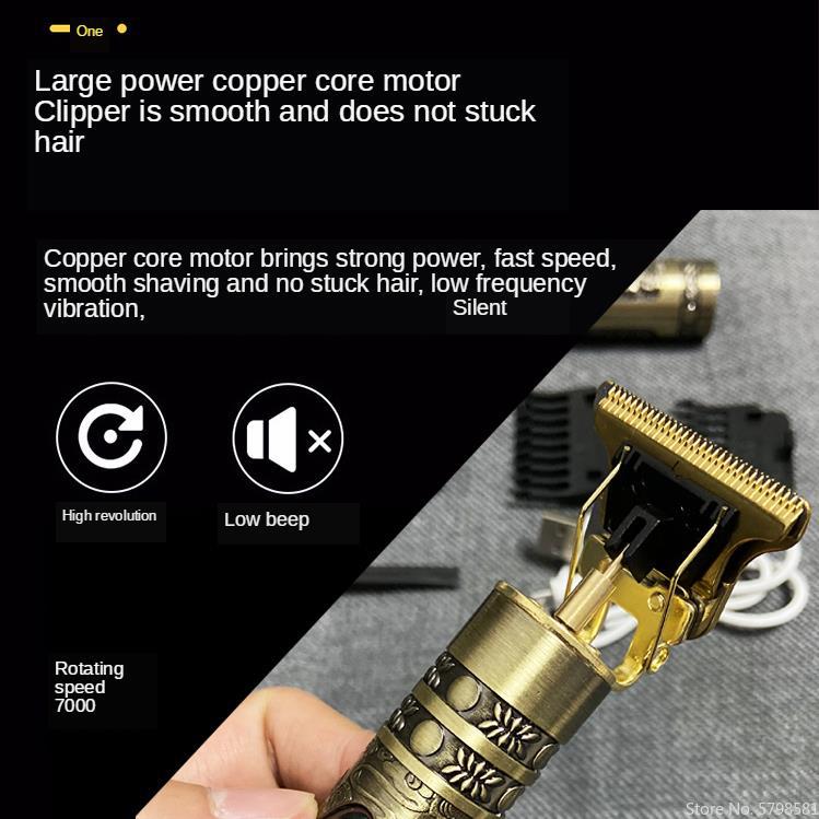 Hair Clipper Professional Electric Hair Trimmer Barber Shave