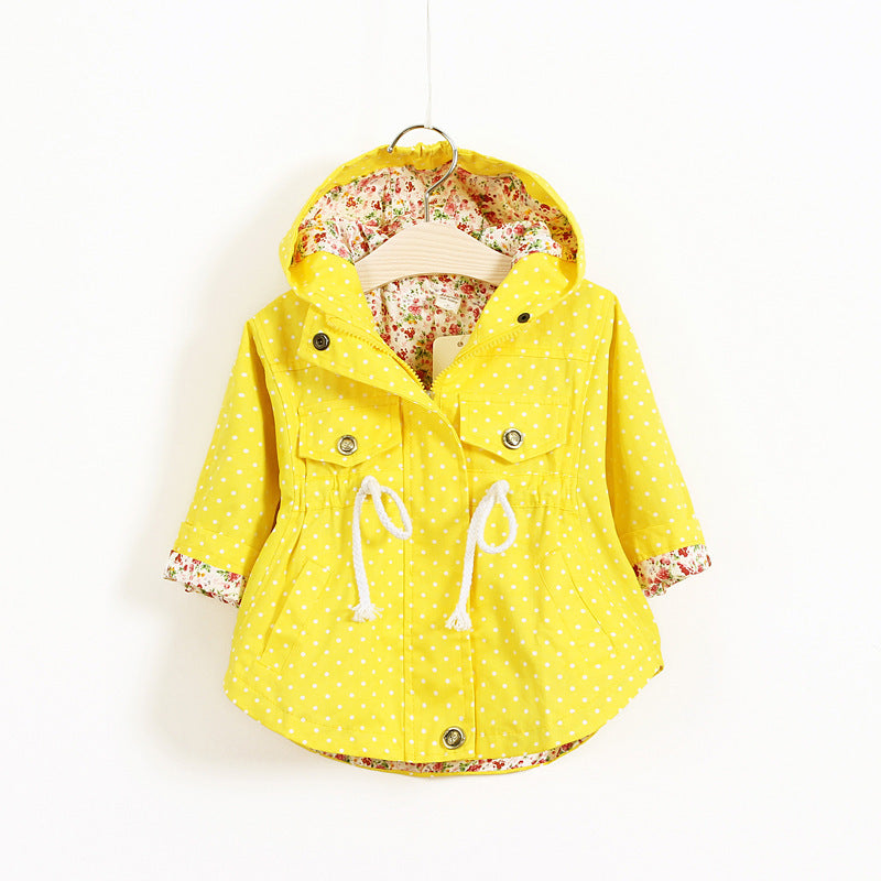 Long-sleeved Bat Shirt Trench Coat for baby