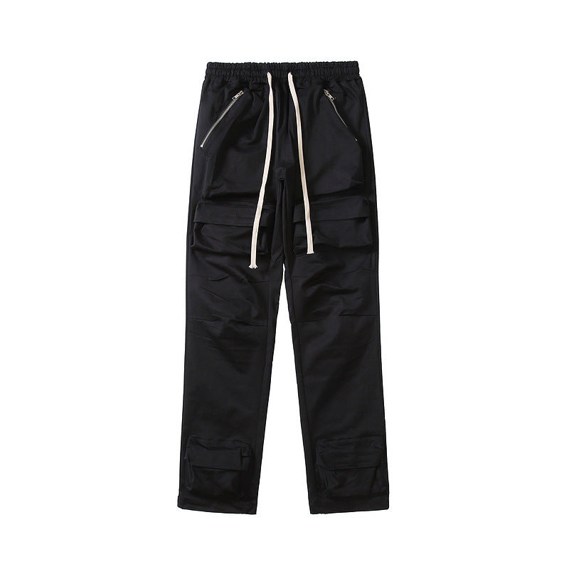 Drawstring Ankle Pockets Cargo Pant For Men