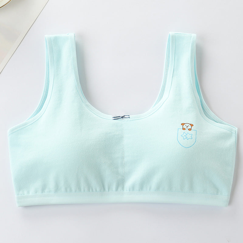 Student Vest  Pure Cotton Bra for girls