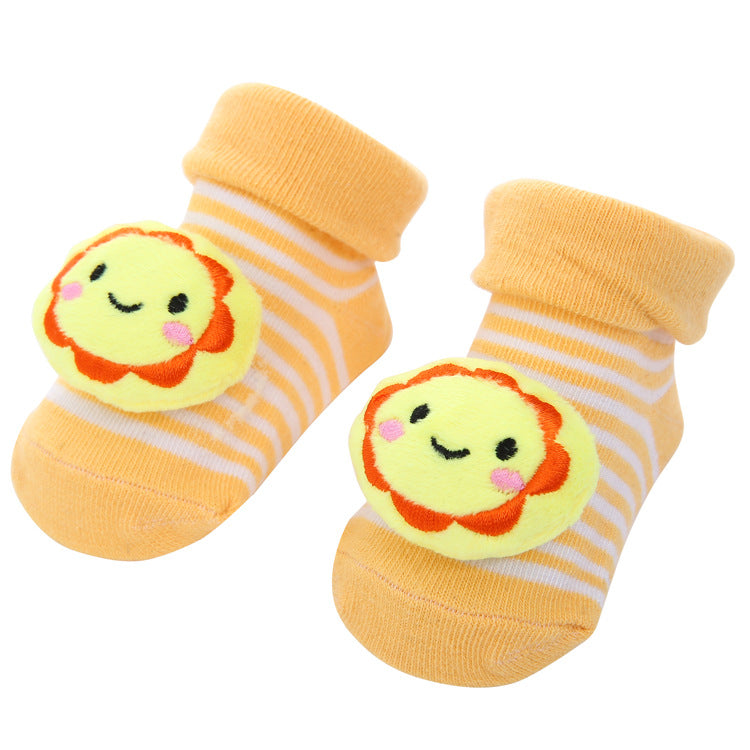 Cartoon Anti-Skid Three-Dimensional Socks for baby