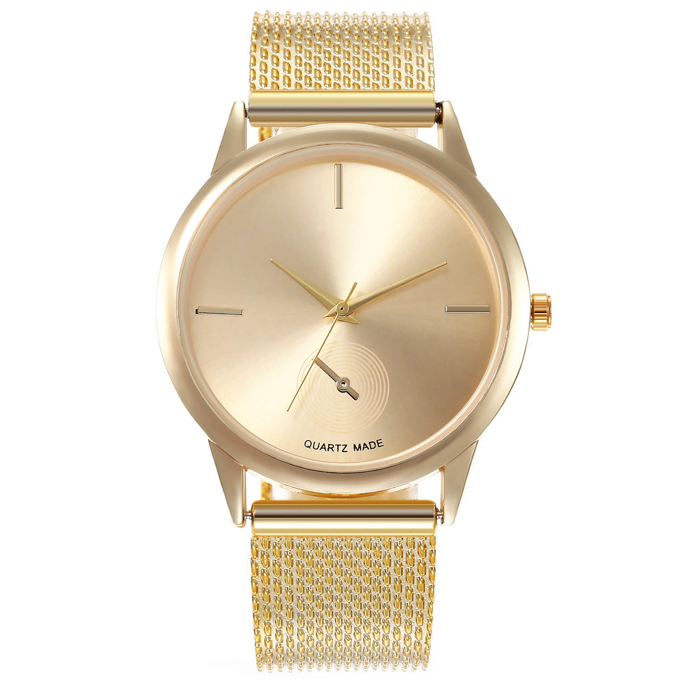 Women's Creative Plastic Mesh Quartz Watch