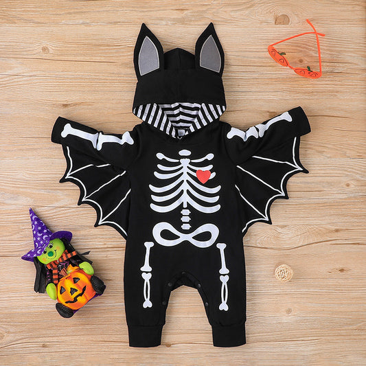 Halloween Bat One-piece Rompers for baby