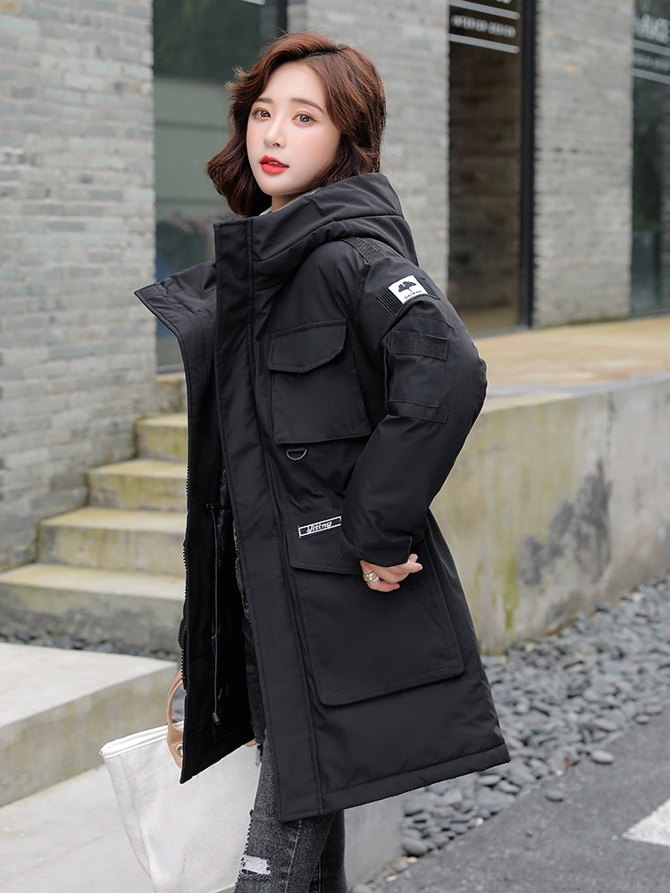 Korean-style Loose Down Cotton-padded Jacket for women