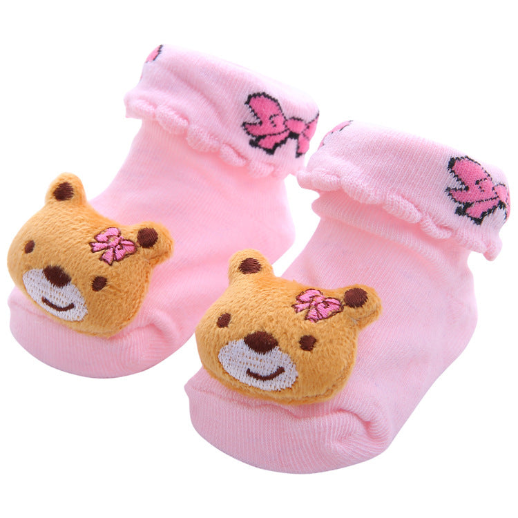 Cartoon Anti-Skid Three-Dimensional Socks for baby