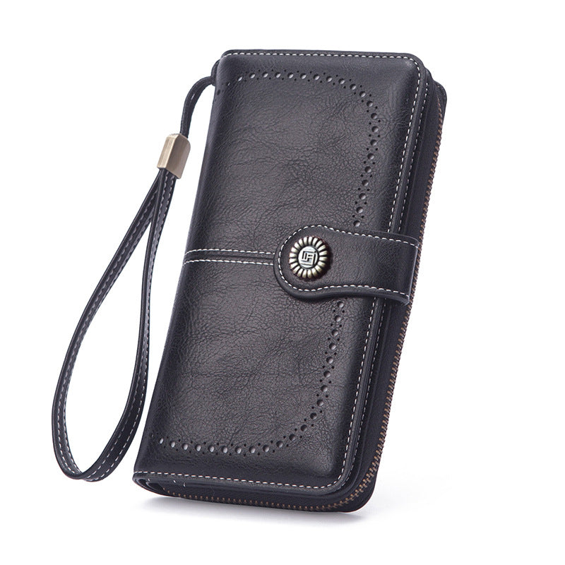 Stylish Retro Minimalism Long Wallet