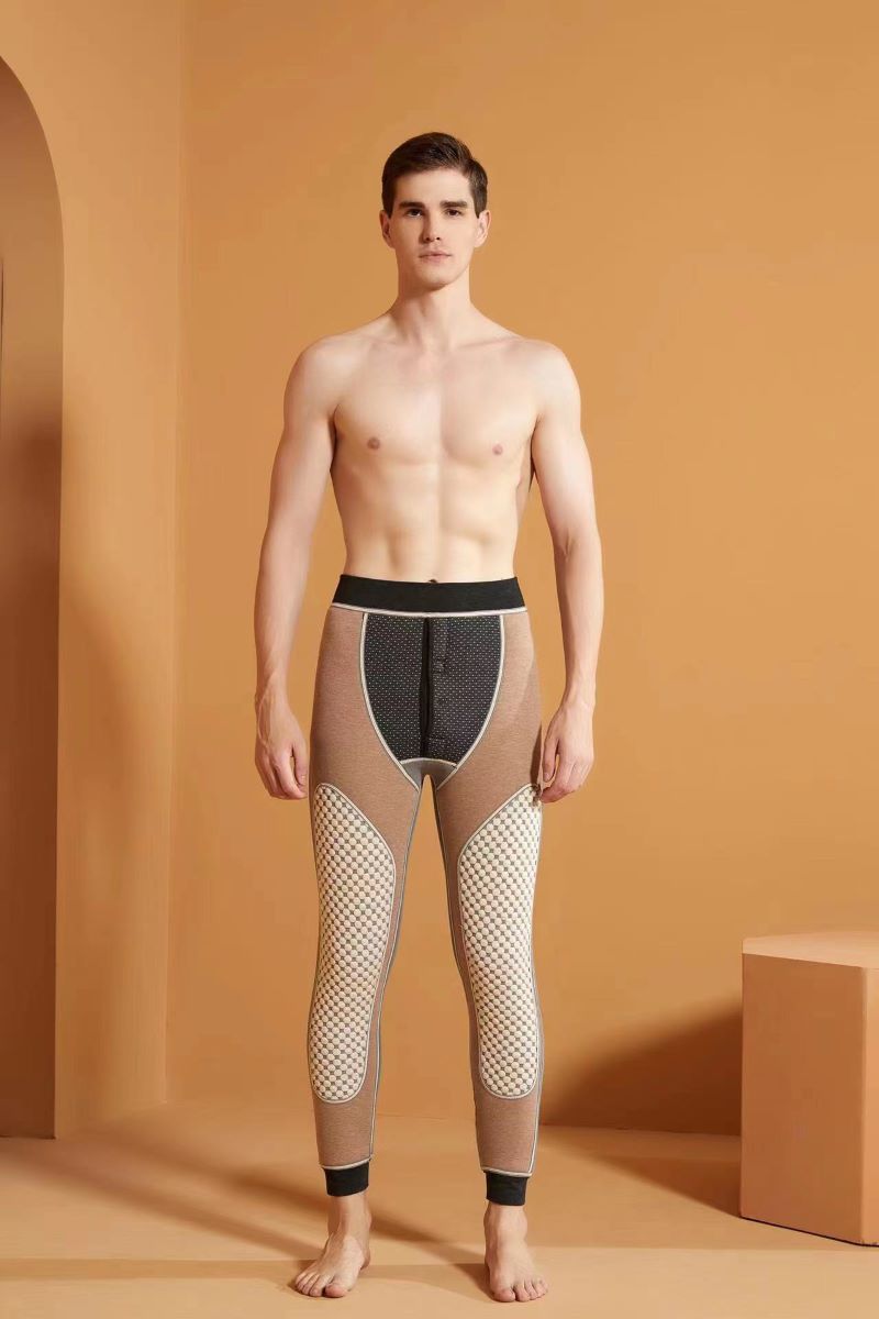 Graphene Waist Support Fleece-lined Thickened Cotton Pants