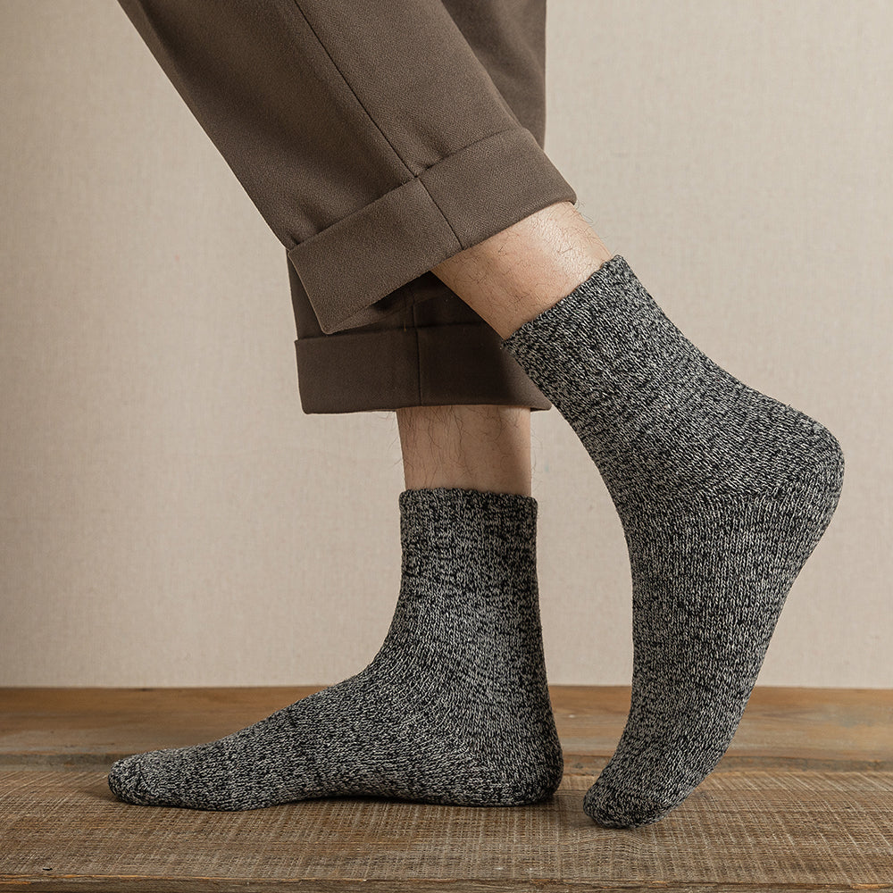 Retro Ethnic Style Thick Socks Men In Autumn And Winter