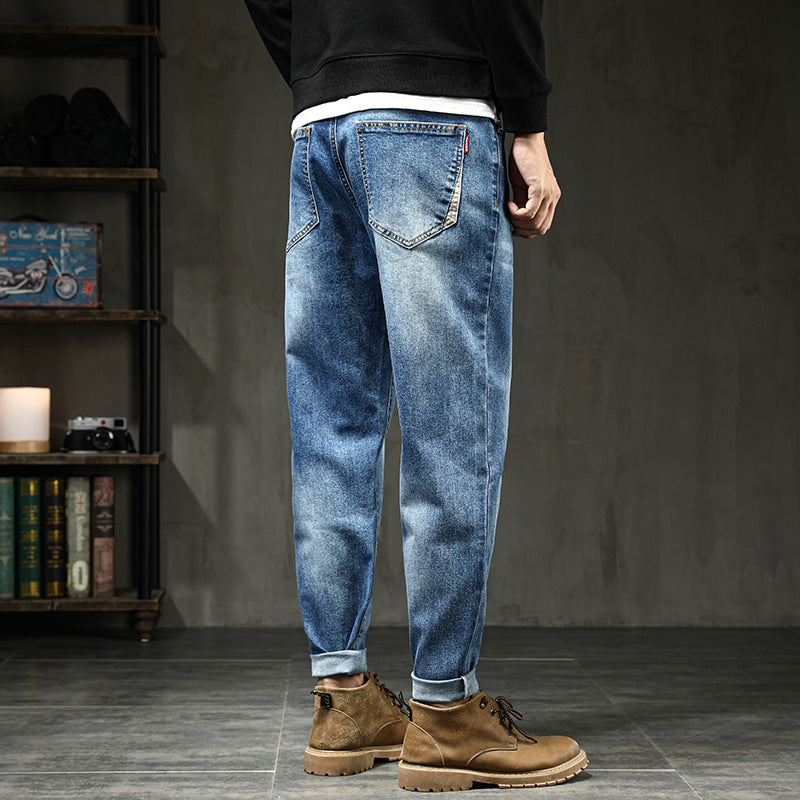 Stretch Feet Jeans For Men