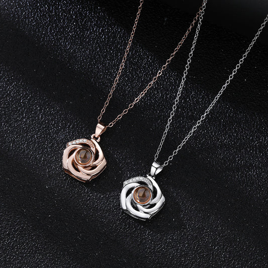 Necklace Female Love Memory Holiday Commemorative Personality