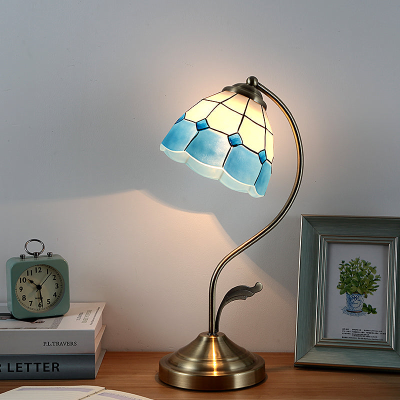 European-style Pastoral Mediterranean Bedside Lamp Home Bedroom