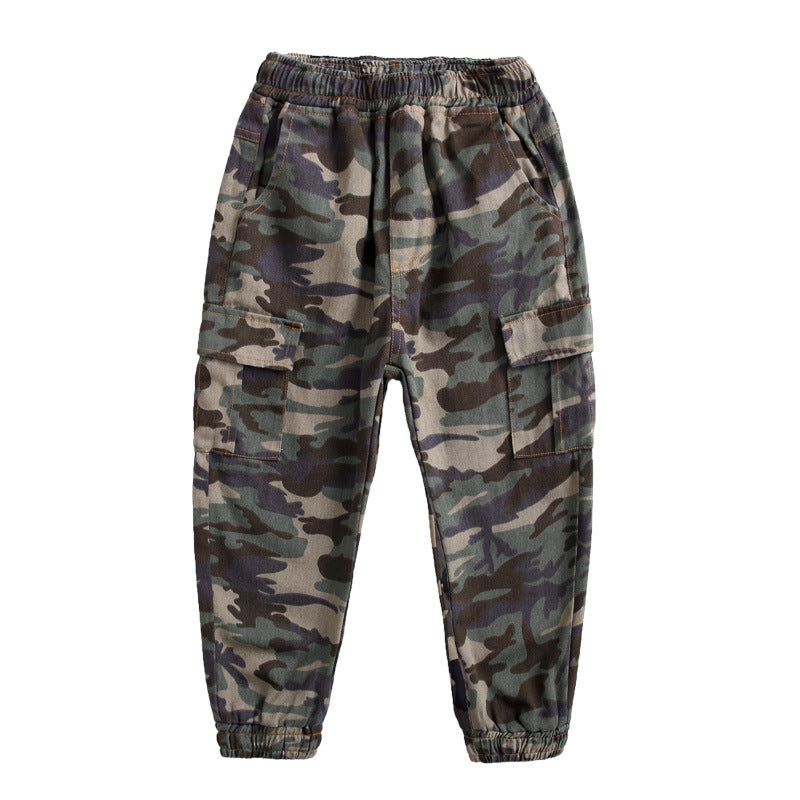 Sports Military Camouflage Casual Trousers for boys