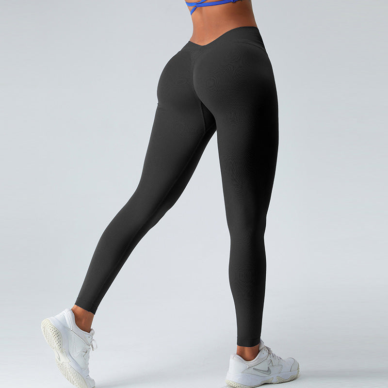 Seamless V Waist Yoga Pants For Women