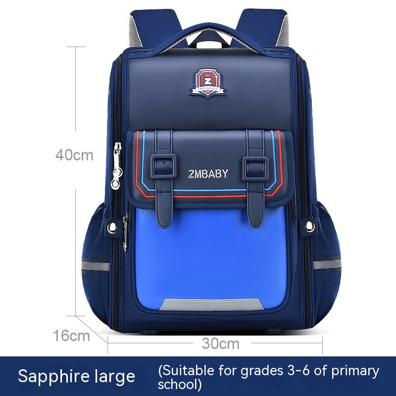 Open Spine Protection Lightweight Schoolbag for kids