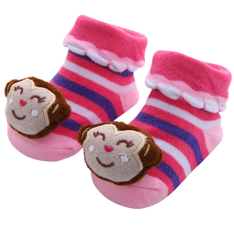 Cartoon Anti-Skid Three-Dimensional Socks for baby