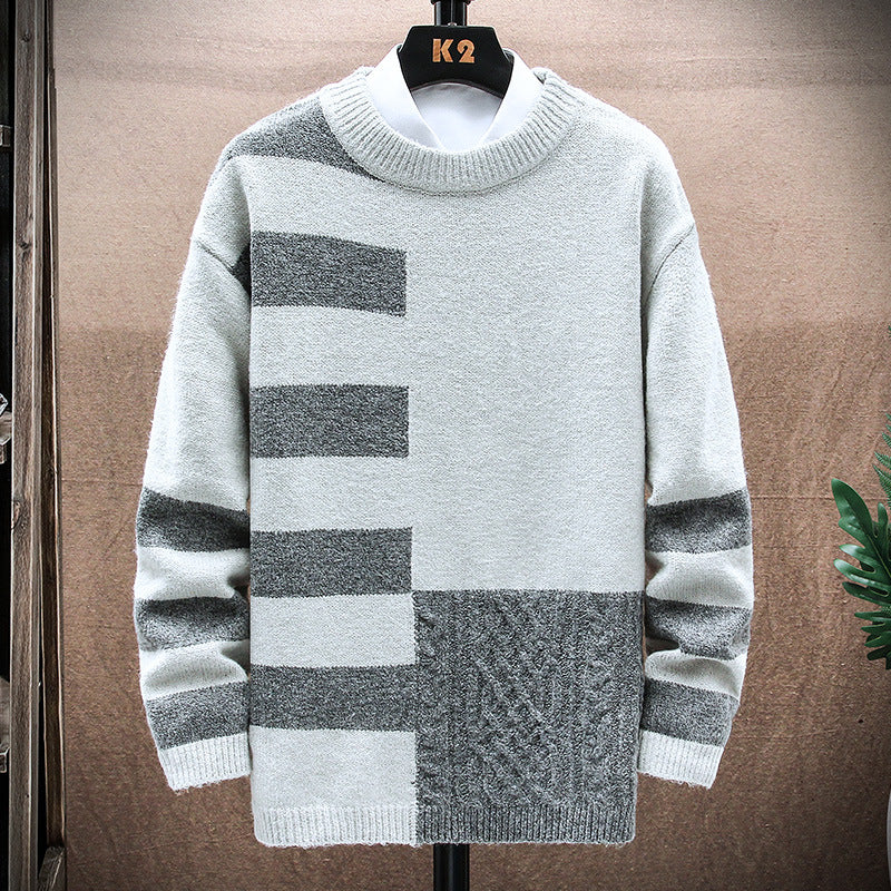 Casual Round Neck Long-Sleeved Sweater For Men