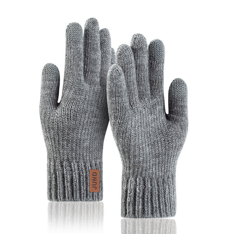 Knitted Woolen Cold Weather Gloves For Men