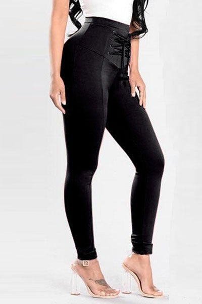 Slim Fit Slimming Knitted Trousers For Women