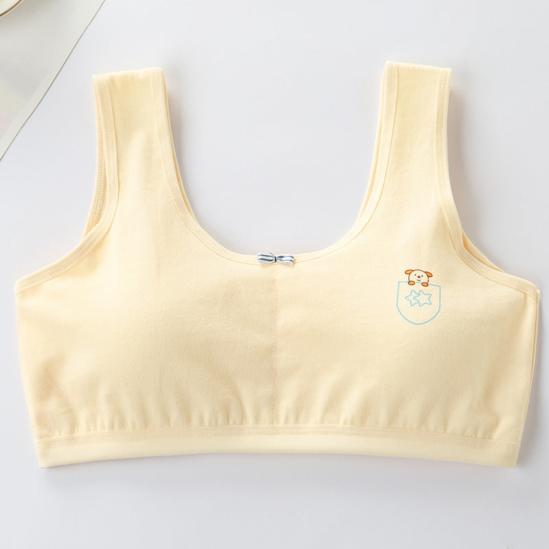 Student Vest  Pure Cotton Bra for girls