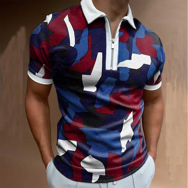 Men  Short-Sleeved  Polo Shirt