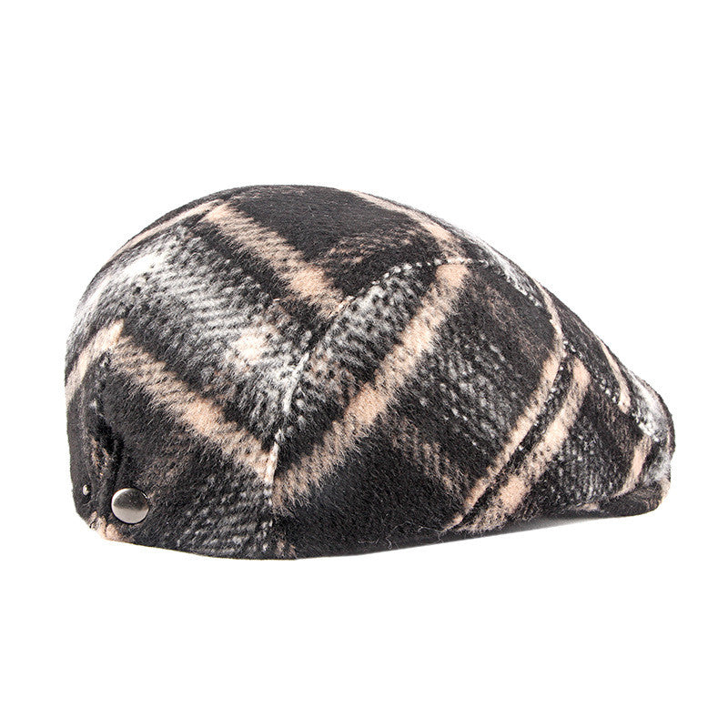 British Retro Woolen Niche Casual Hat for women