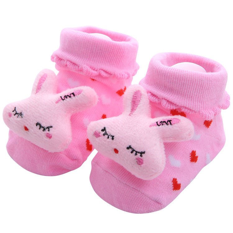 Cartoon Anti-Skid Three-Dimensional Socks for baby