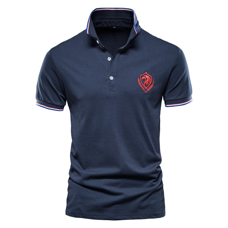 Men Slim Short Sleeved POLO Shirt