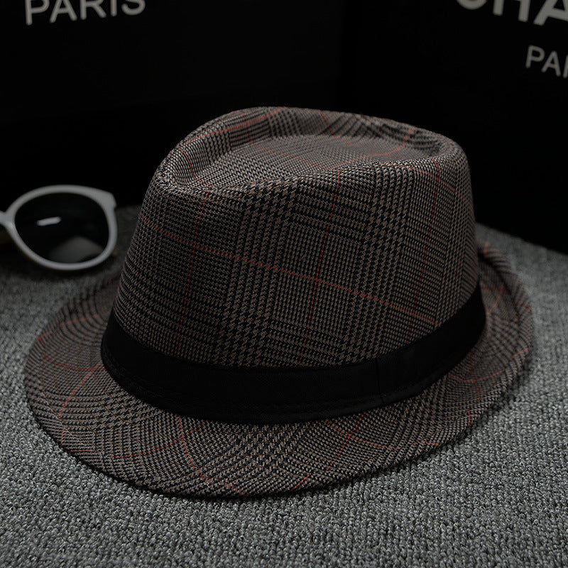 British Houndstooth European And American Sun Hats For women